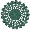 Crochet Envy Lacey Doily 8" Round / Teal